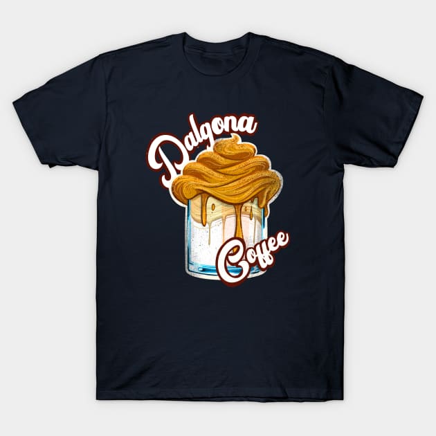 Dalgona Coffee T-Shirt by deb draws